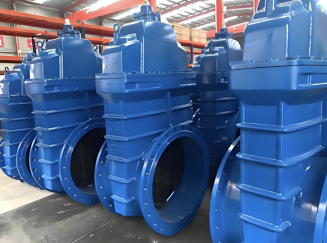 Why are soft-sealed valves chosen for water supply systems?