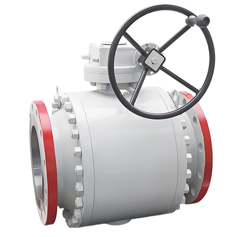 API 6D High-Pressure 3 PCS 1500lb Flange-Type Forged Stainless Steel Full Port Trunnion Ball Valve