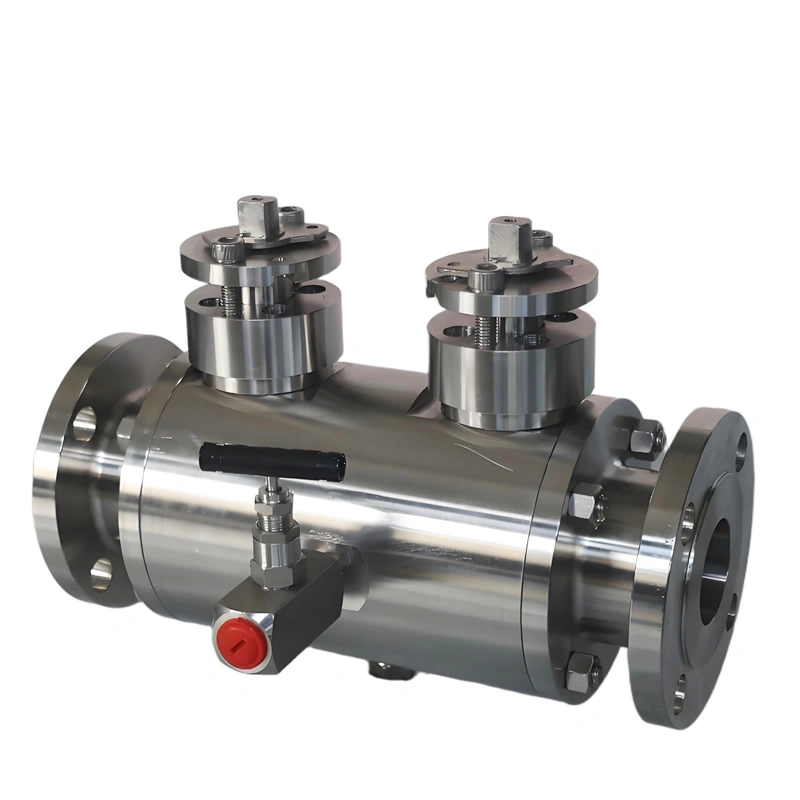 API6D DN50 SS316L DBB 150LB Double Block and Bleed Ball Valve