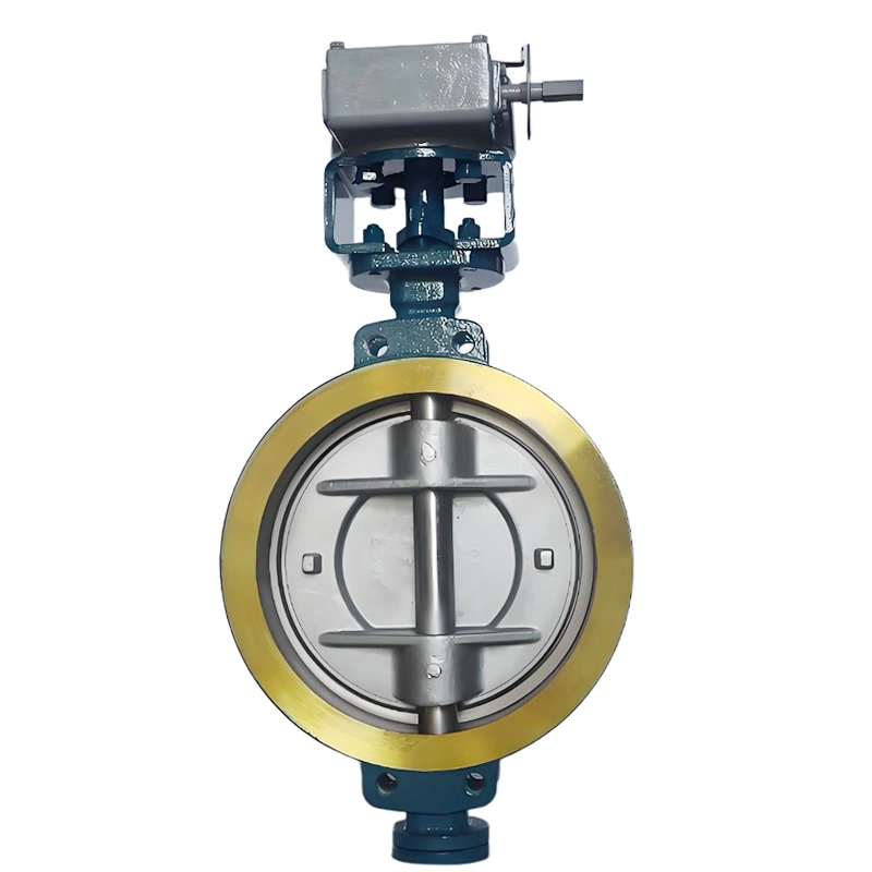 DN400 PN16 WCB Bidirectional Pressure-Bearing Triple Eccentric Metal Multi-Layer Hard Seal Wafer Butterfly Valve