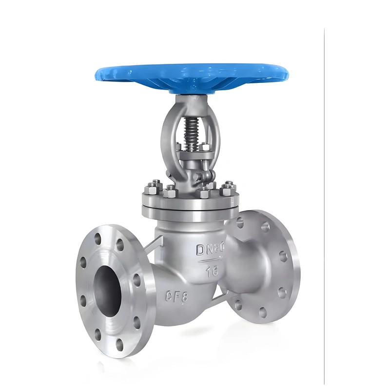 High Temperature High Pressure Resistance Manual Valve Stainless Steel Flange Globe Valve