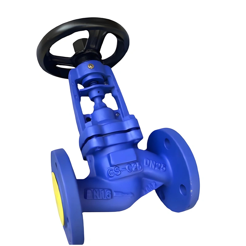 DN15~DN350 PN16~PN40 High Performance Zero-Leakage Bellow Seal Hot Oil Globe Valve 